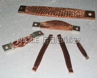 铜纺织线与铜片焊接样品