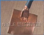 铜线铜片点焊样品
